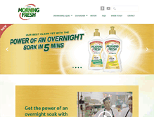 Tablet Screenshot of morningfresh.com.au